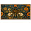 Très grand art mural sur toile encadré, impression de papillons et de fleurs pour chambre à coucher, salle à manger