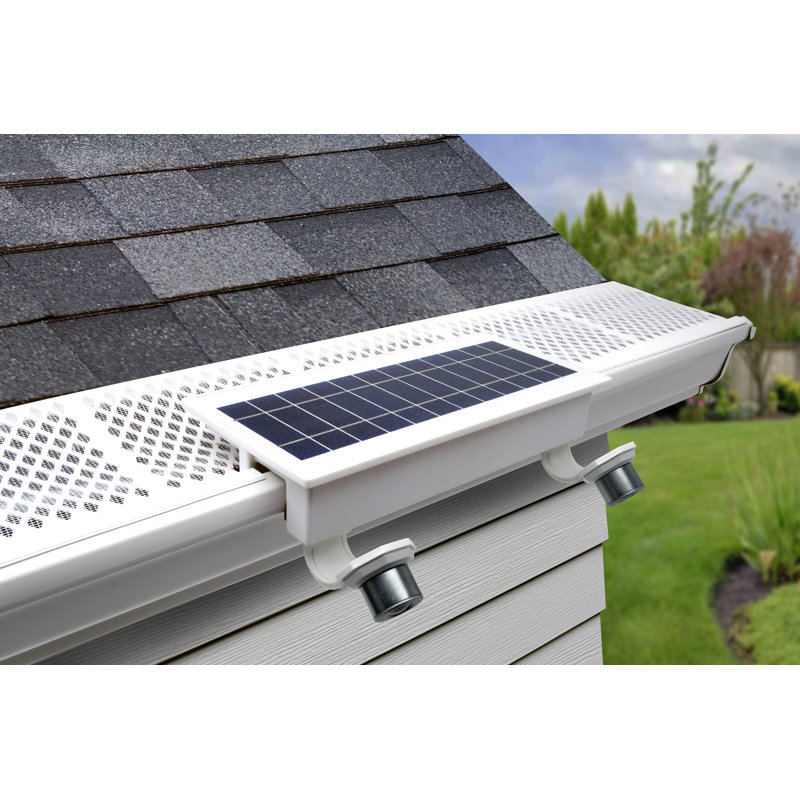 EZ Home White Solar LED Security Flood Light