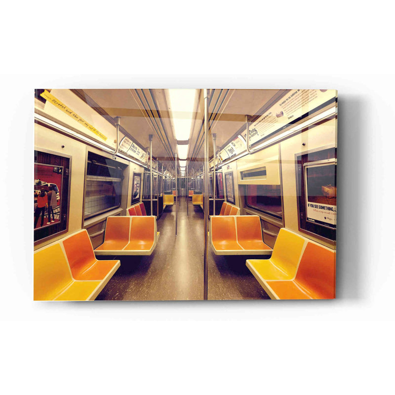 «Soul Train» par Katherine Gendreau, art mural en verre acrylique, H 16 po x l 24 po x P 0,12 po