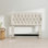 King Camelback Diamond Tufted Upholstered Panel Headboard