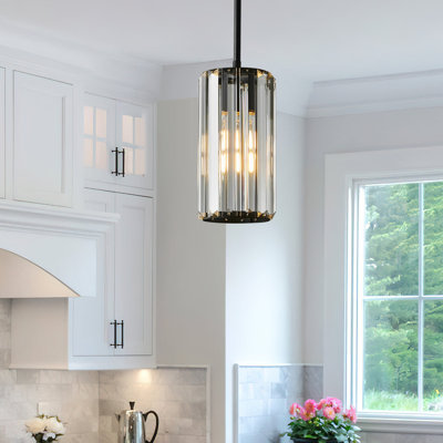 Llinos - Modern Crystal Single Pendant Light With Adjustable Height