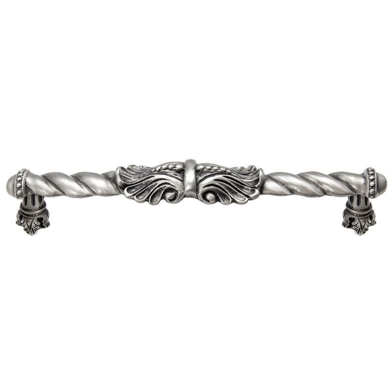 Poignée Acanthus de style roman, 6", Satin