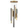 Chaos Multi LED Light Cluster Round Pendant