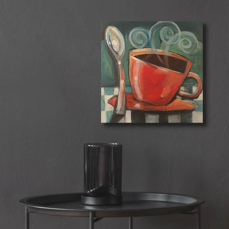 «Cup And Spoon» par Tim Nyberg, H 12 po x l 12 po x P 0,13 po