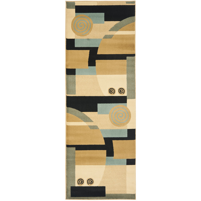 Charis Porcello Performance Geometric Rug, Runner 2'4" x 6'7"