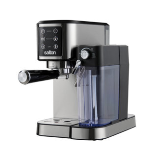 Machine à espresso, cappuccino et café au lait Salton 3-en-1 avec contenant à lait amovible