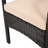 Brown Pe 4 Outdoor Sitting . Consists Of , 2 Chairs, And Table. , Iron Construction, Tan Cushions. Assembly Required. Measurements: 26.8D X 42.75W 30.99H In, Chairs 22.50W Table 18.25D 30.99W 18.25H-835618646