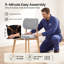 Chaise d'appoint rembourrée en bois massif-128944780-128944779