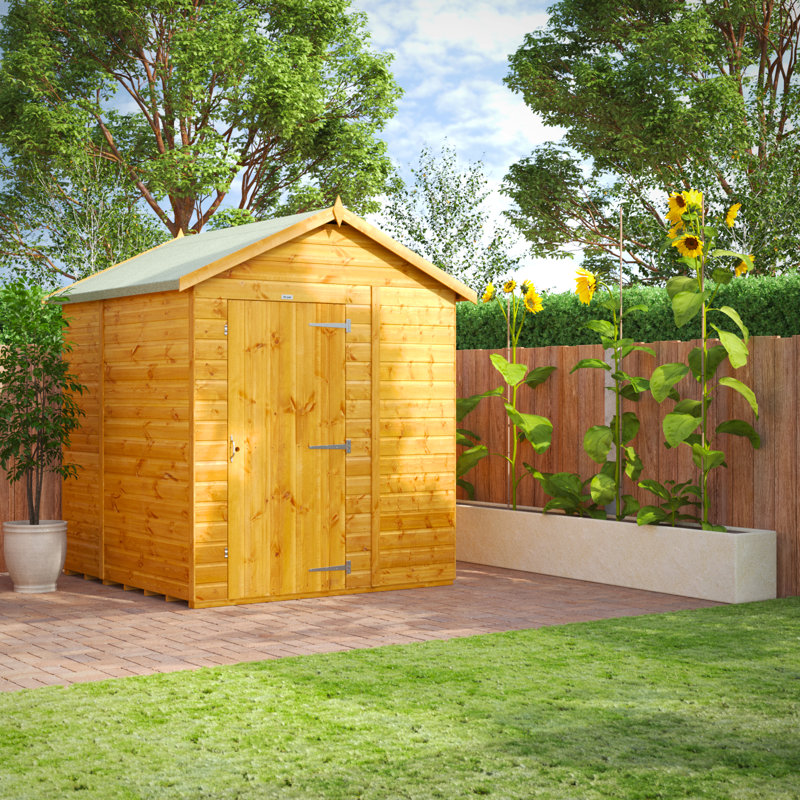 Powersheds 6 x 6ft Timber Tongue & Groove Windowless Garden Shed