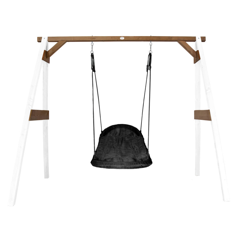 AXI Hemlock Swing Set with 1 Swing(s), White/Brown