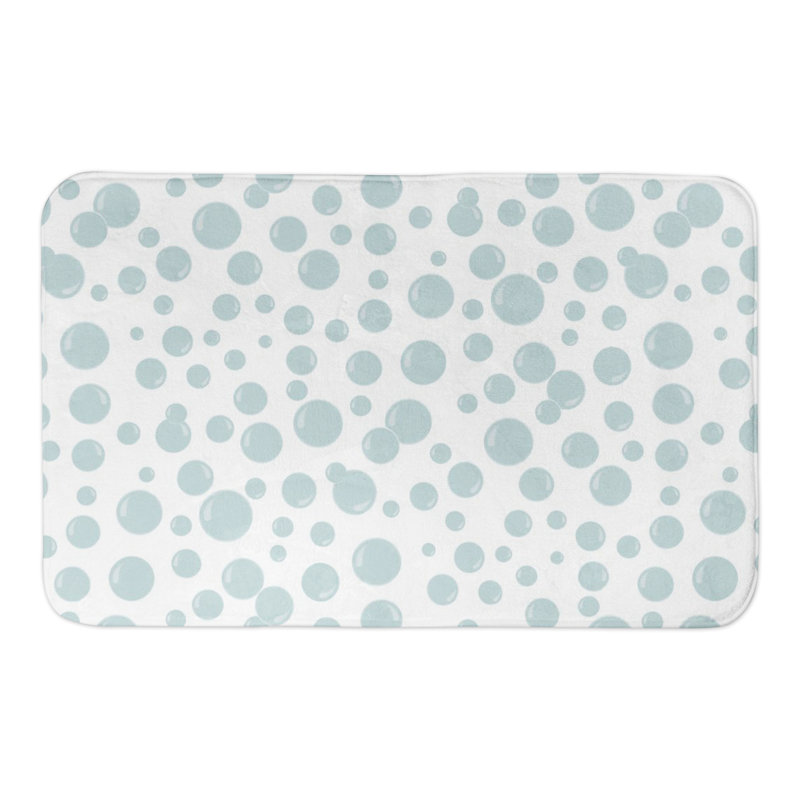 Microfiber Non-Slip Bath Mat, White