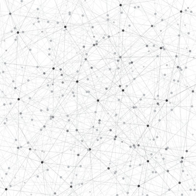 Molecule And Communication On Canvas Graphic Art