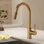  Dual Function Pull-Down Kitchen Faucet , Single Handle Sink Faucet