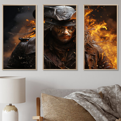 Ensemble de salon Pirates Fired Vengeance I - Pirate Wall Art