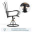 Tabouret d'extérieur 15,7 po Fileto