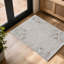 Petit tapis d'entrée à capuchon, style floral vintage, profil bas, lavable, non petit, pour cuisine, salle de bain, porte d'entrée. Parfait pour la cuisine, la salle de bain et la porte d'entrée.