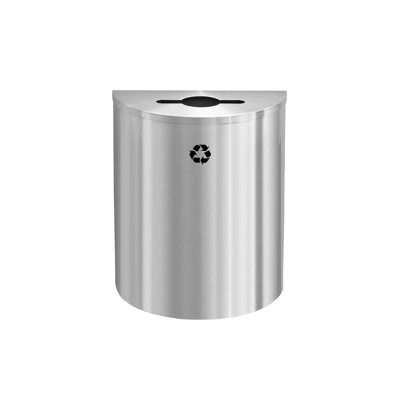 Aluminum Open Multi-Compartments Trash & Recycling Bin