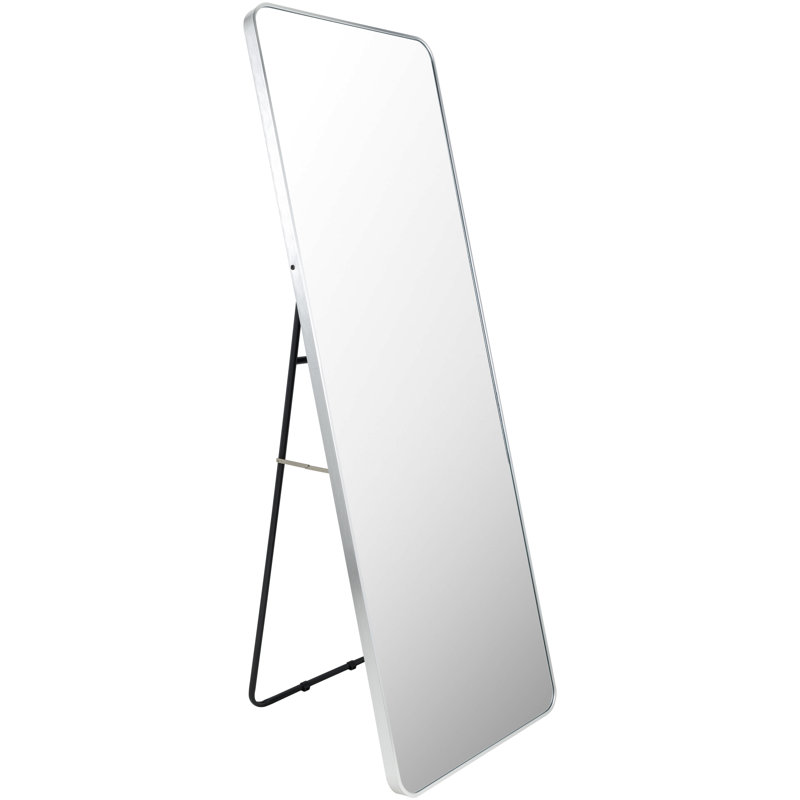 Miroir pleine longueur Destefano Essence, Argent, 65 po x 22 po