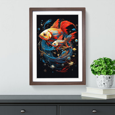 Fish Futurism - Framed Print