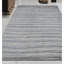 Striped Area Rug in Gray/White/Light Blue-506233771