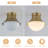 Brass Flush Mount Ceiling Light with Milk Glass Shade