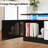 Bhhatu 2 Tier High Gloss TV Stand with Electric Fireplace Included-972715475-985932687