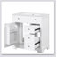 Meuble-lavabo de 30 po avec comptoir d'évier, meuble-lavabo avec porte et deux tiroirs, panneaux de fibres à densité moyenne, bois massif, un paquet (nouvelle couleur WF317773AAK)-1484850974
