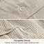 Ensemble de housse de couette à tissage gaufré 100% coton Essential Collection-106246740-106246731