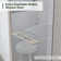 NAU 34"×76" Frameless Single Fixed Shower Panel with 3/8" (10mm) Clear Tempered Glass