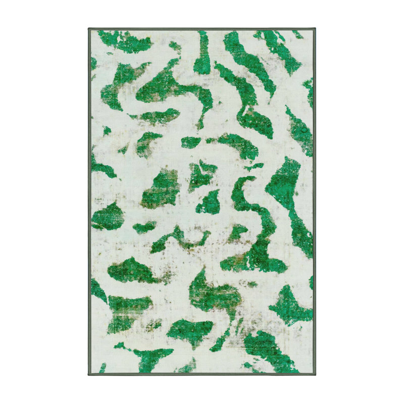 Abstract Indoor Rug, Rectangle 5' x 8'