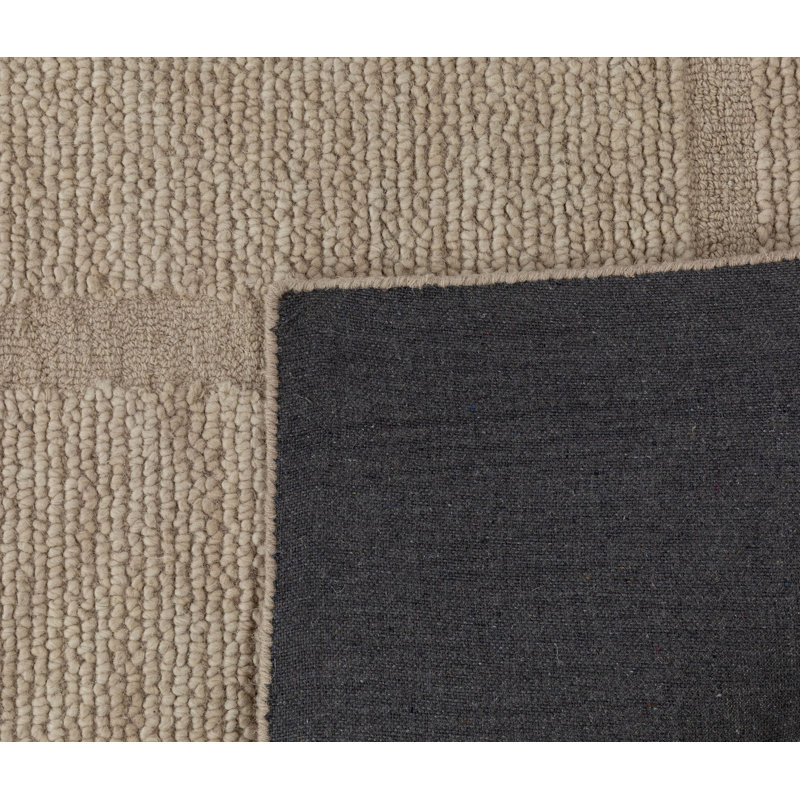 Wander Hand Tufted Wool Indoor Rug, Neutral, 8'9x11'9