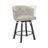 26"Swivel Upholstered Counter Stool With Metal Frame-513637442