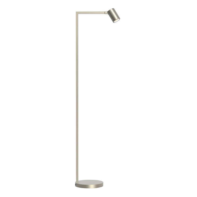 Ascoli Task Floor Lamp, Matte Nickel