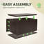 Balconera 137.9cm W 567.8L Lockable Deck Box-124571138