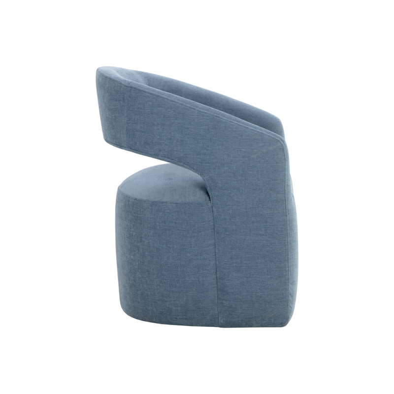 Palau Upholstered Arm Chair, Blue