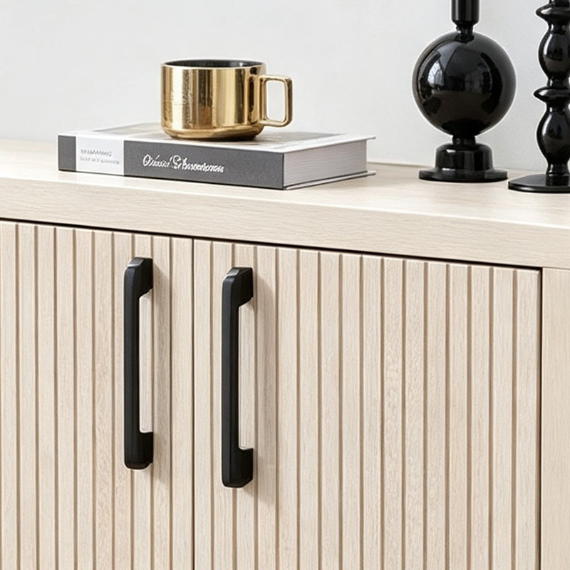 Armoire d'entrée de style français blanc crème