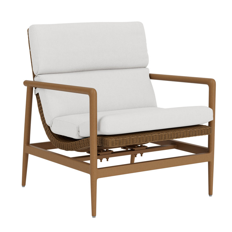 Outdoor Dining Armchair, Hickory