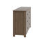 Commode 6 tiroirs brune moderne transitionnelle de 47 po Mucci-671721044