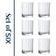 Verres à boire en plastique transparent à facettes réutilisables (ensemble de 6) verres à whisky 14 oz | Gobelets sans BPA, fabriqués | Lavable au lave-vaisselle