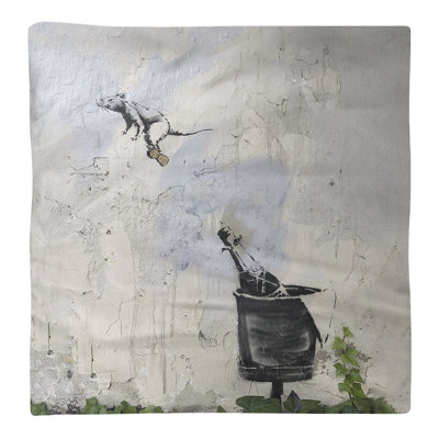 Banksy Graffiti No Pattern Square Napkin