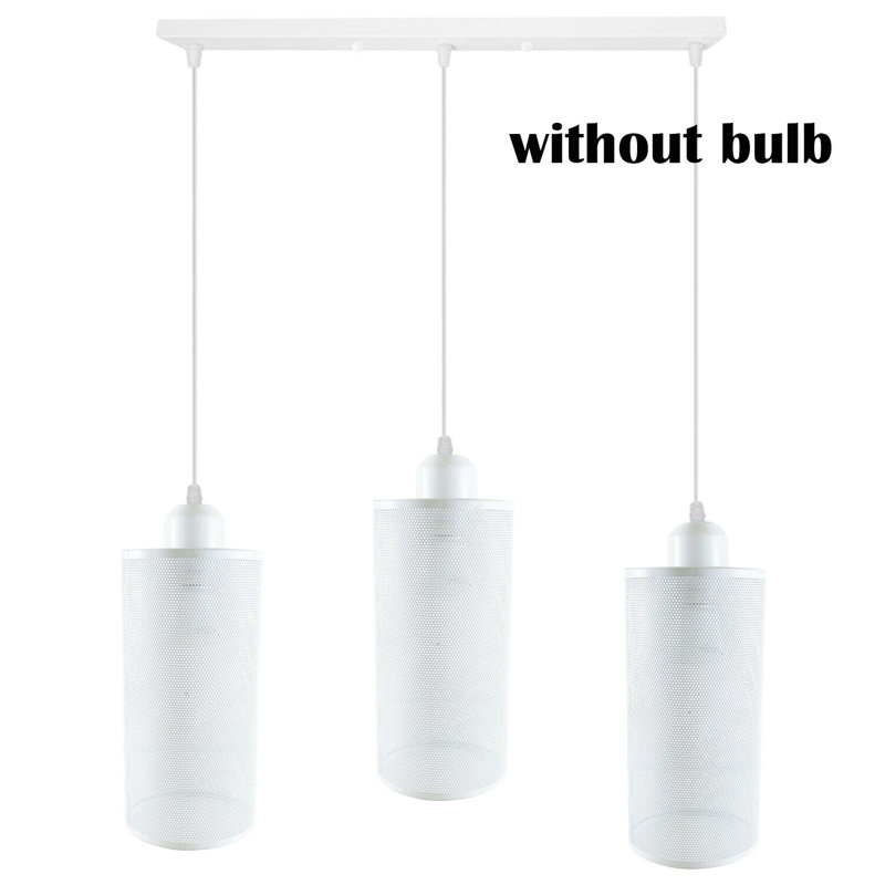 Segovia 1 - Light White Drum Pendant
