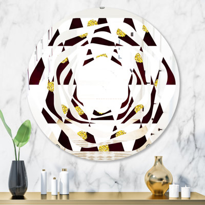 Miroir mural Whirl Polka Dot
