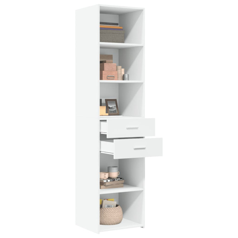 Shamore Bookcase, White