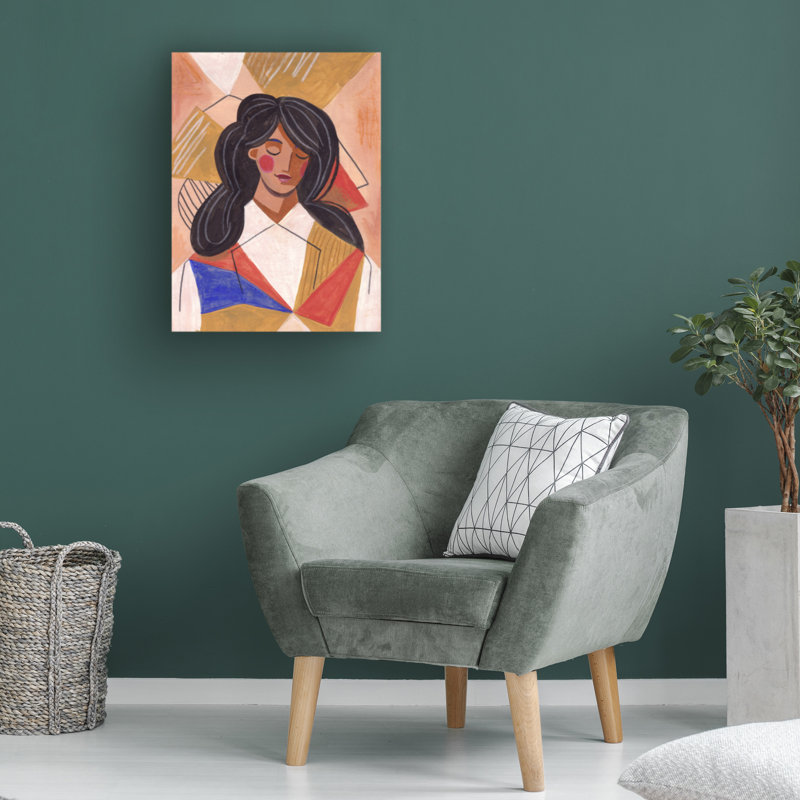 "Caroline, Muller, femme dans la pensée", H 19 po x l 14 po