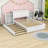 Blome Wooden Platform Bed with Pull Out Shelves and Trundle-620030540