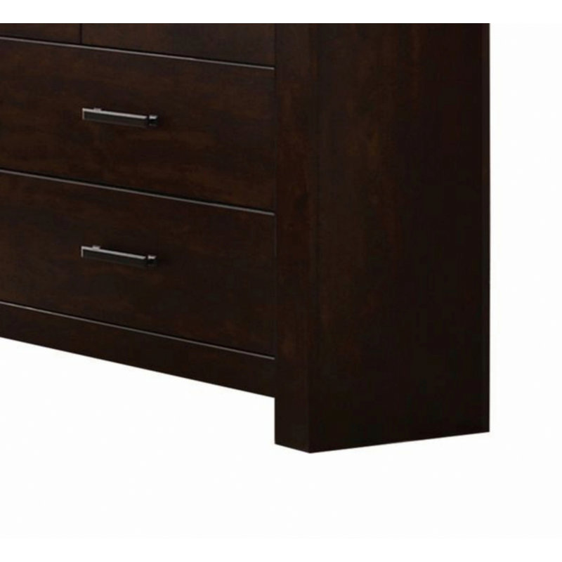 Commode avec sept tiroirs spacieux et construction durable pour le rangement, commode décorative pour le rangement
