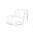 Armless Sherpa Single Backrest Sofa