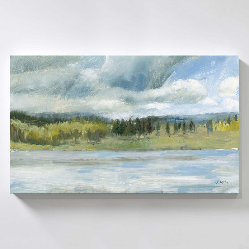 "Interior Lake I" par James Wiens, reproduction sur toile, H 28 po x l 48 po