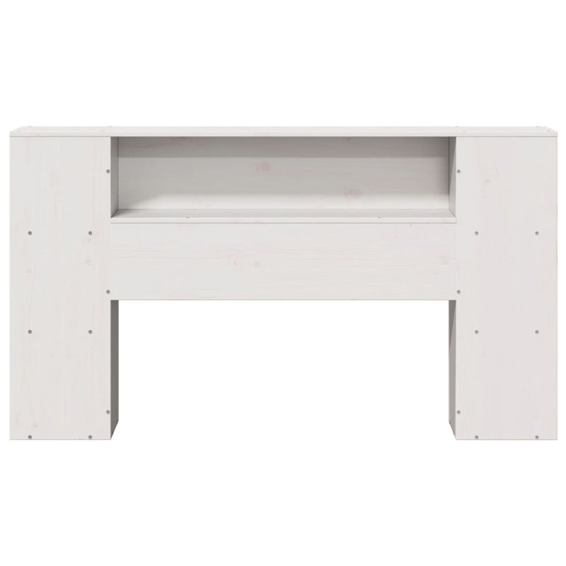 Solid Wood Headboard, 120 x 200 cm, White