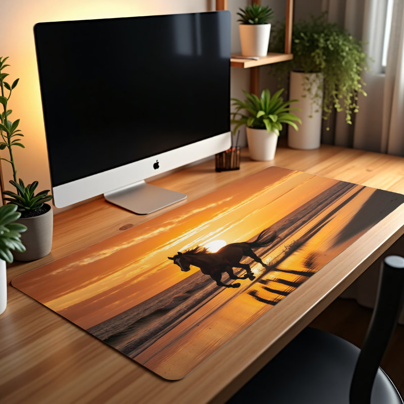 Polyester Desk Pad, 23.6x13.8